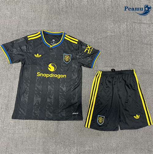 Maglia Calcio Manchester United Bambino Terza 2025-2026