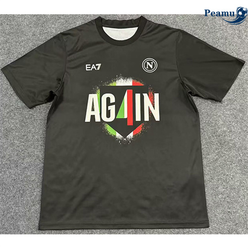 Maglia Calcio Napoli Edizione Campione nero 2025-2026