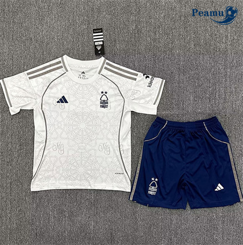 Maglia Calcio Nottingham Forest Bambino Segunda 2025-2026