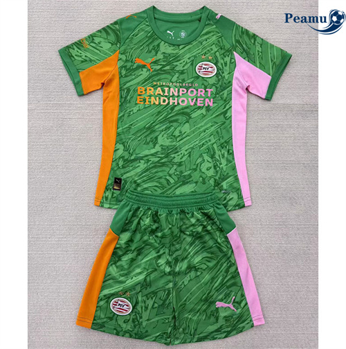 Maglia Calcio PSV Eindhoven Bambino Portiere 2025-2026
