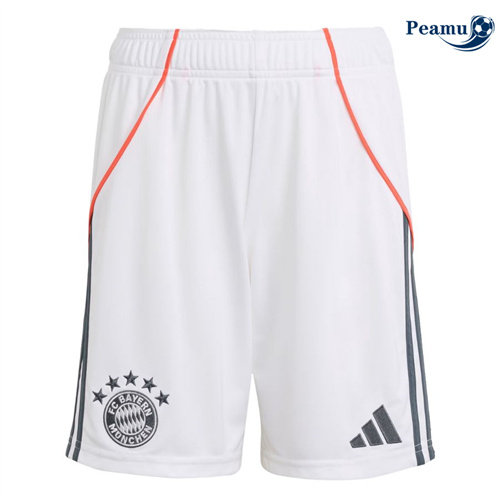 Maglia Calcio Bayern Monaco Pantaloncini Seconda 2025-2026