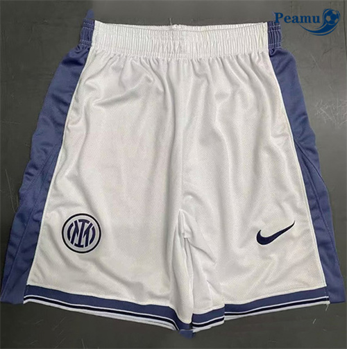 Maglia Calcio Inter Milan Pantaloncini Bianco 2025-2026