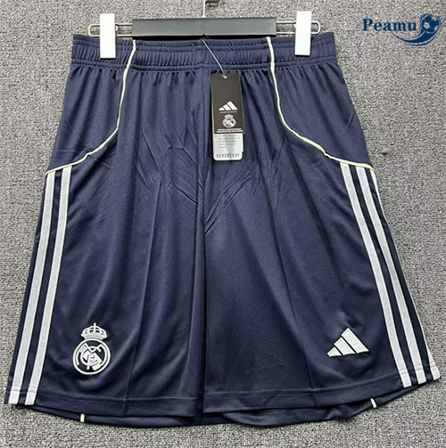 Maglia Calcio Real Madrid Pantaloncini Seconda 2025-2026
