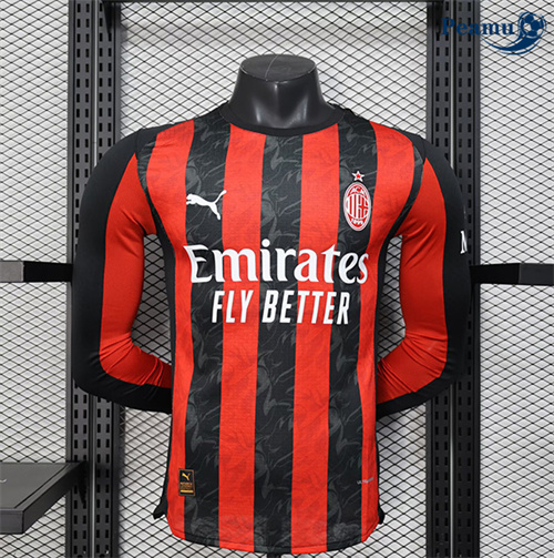Maglia Calcio Player AC Milan Prima Manica lunga 2025-2026