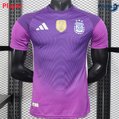 Maglia Calcio Player Argentina Viola 2025-2026