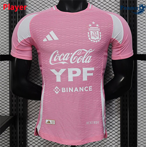 Maglia Calcio Player Argentina Rosa 2025-2026