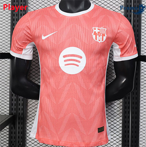 Maglia Calcio Player Barcellona Speciale Rosa/Rosso 2025-2026