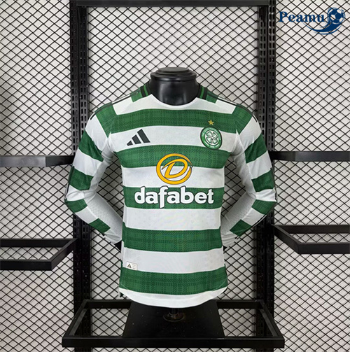 Maglia Calcio Player Celtic Prima Manica lunga 2025-2026
