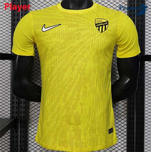 Maglia Calcio Player Jeddah United Giallo 2025-2026
