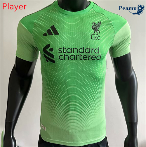 Maglia Calcio Player Liverpool Portiere Verde 2025-2026