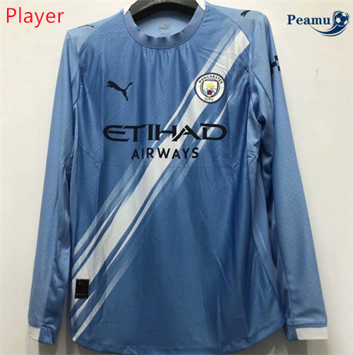 Maglia Calcio Player Manchester City Prima Manica lunga 2025-2026