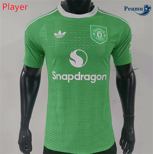 Maglia Calcio Player Manchester United Portiere Verde 2025-2026