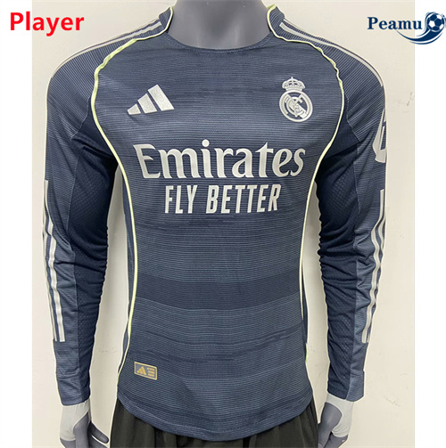 Maglia Calcio Player Real Madrid Seconda Manica lunga 2025-2026