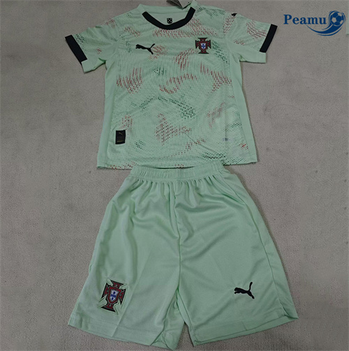 Maglia Calcio Portogallo Bambino Verde 2025-2026