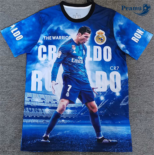 Maglia Calcio Real Madrid Cristiano Ronaldo Speciale Blu 2025-2026