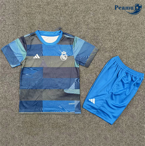 Maglia Calcio Real Madrid Bambino pre-match Formazione 2025-2026