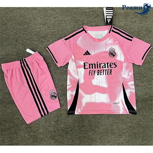 Maglia Calcio Real Madrid Bambino Speciale Rosa 2025-2026