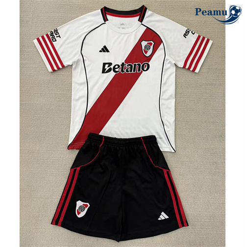 Maglia Calcio River Plate Bambino Prima 2025-2026