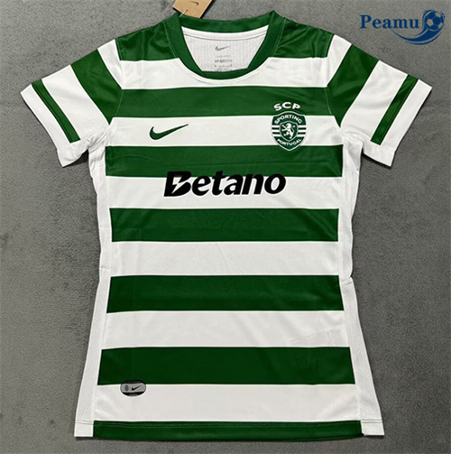 Maglia Calcio Sporting CP Donna Prima 2025-2026