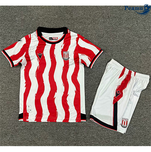 Maglia Calcio Stoke City Bambino Prima 2025-2026