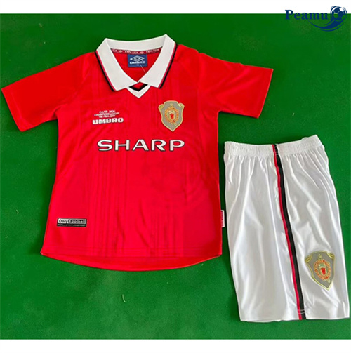Classico Maglie Calcio Manchester United Bambino Prima 1999-00