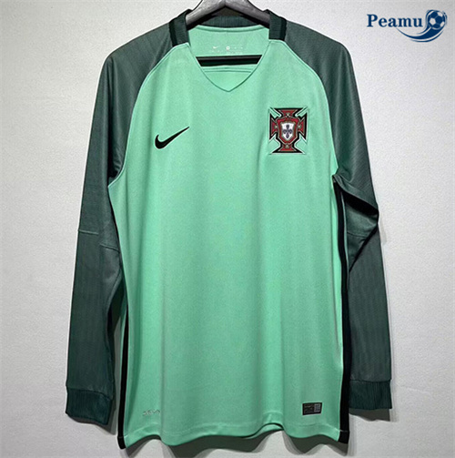 Classico Maglie Calcio Portugal Seconda Manica lunga 2016