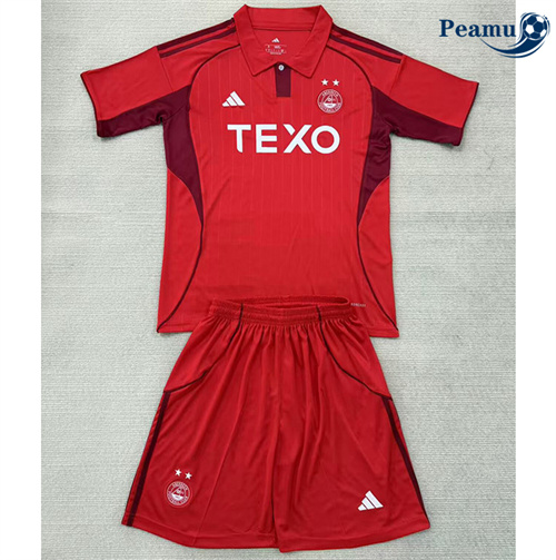 Maglia Calcio Aberdeen FC Bambino Prima 2025-2026