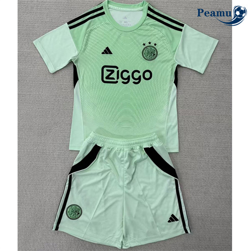 Maglia Calcio Ajax Bambino Verde 2025-2026