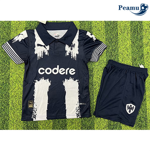 Maglia Calcio Monterrey Bambino nero 2025-2026