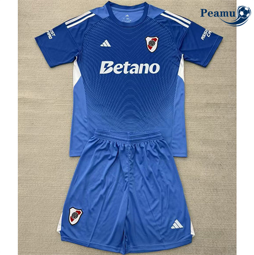 Maglia Calcio River Plate Bambino Portiere Blu 2025-2026