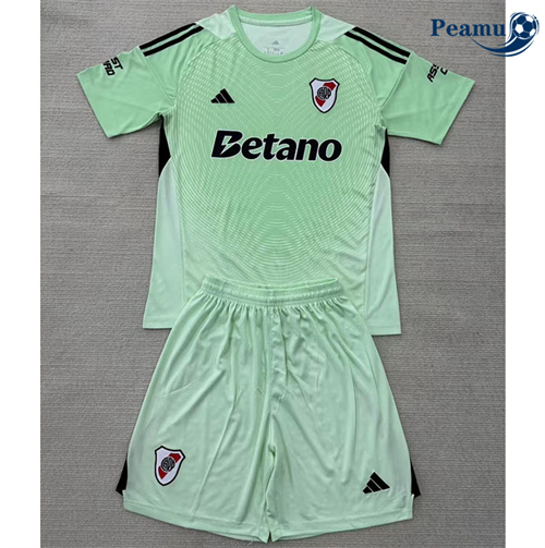 Maglia Calcio River Plate Bambino Verde 2025-2026