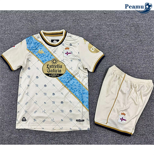 Maglia Calcio Deportivo La Coruna Bambino Terza 2025-2026