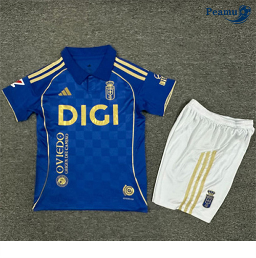 Maglia Calcio Real Oviedo Bambino Prima 2025-2026