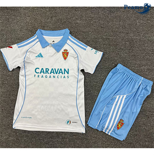 Maglia Calcio Real Saragosse Bambino Prima 2025-2026