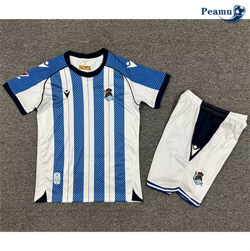 Maglia Calcio Real Sociedad Bambino Prima 2025-2026