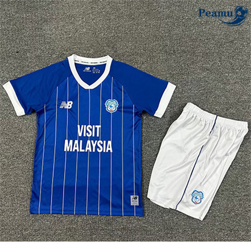 Maglia Calcio Cardiff City Bambino Prima 2025-2026