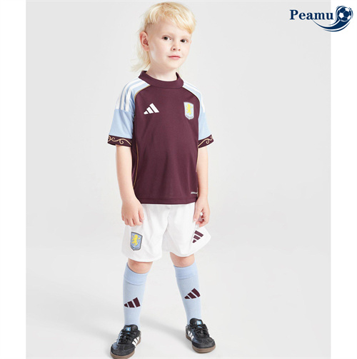 Maglia Calcio Aston Villa Bambino Prima 2025-2026
