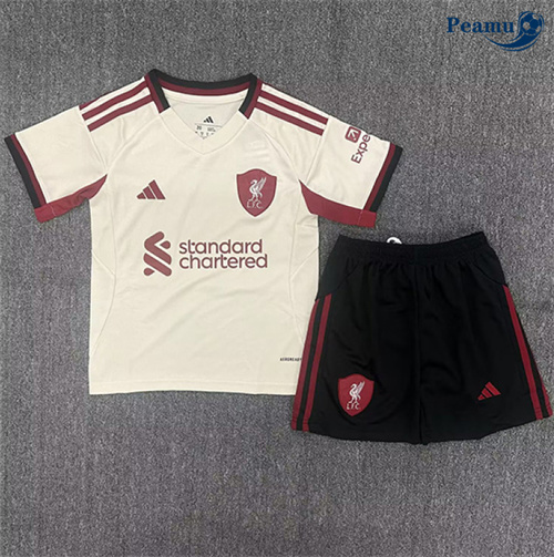 Maglia Calcio Liverpool Bambino Seconda 2025-2026