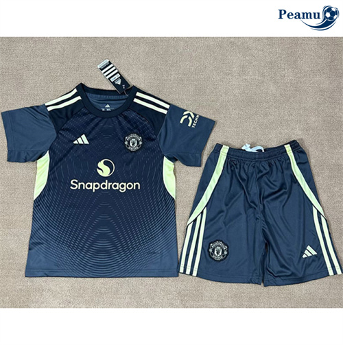 Maglia Calcio Manchester United Portiere Blu 2025-2026