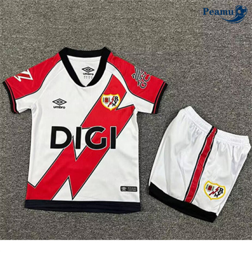 Maglia Calcio Rayo Vallecano Bambino Prima 2025-2026