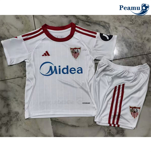 Maglia Calcio Siviglia fc Bambino Prima 2025-2026