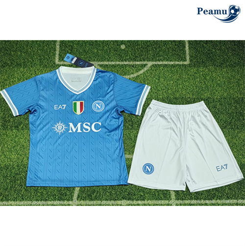 Maglia Calcio SSC Napoli Bambino Prima 2025-2026