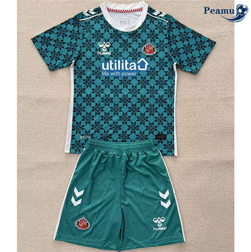 Maglia Calcio Sunderland Bambino Portiere Verde 2025-2026