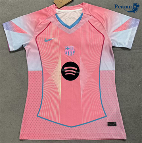 Maglia Calcio Barcelona Donna Rosa 2025-2026