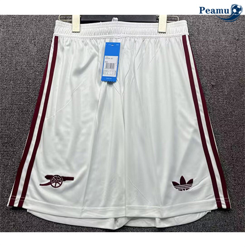 Maglia Calcio Arsenal Pantaloncini Bianco 2025-2026