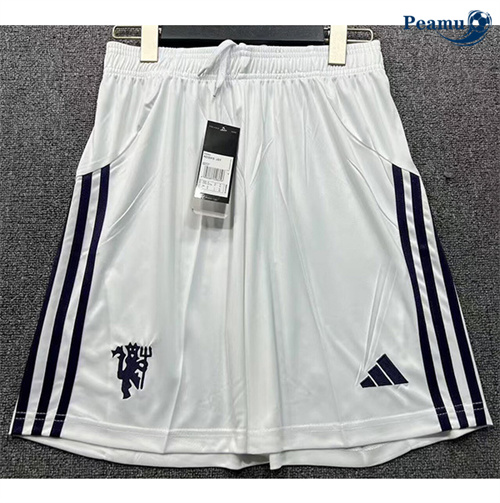 Maglia Calcio Manchester United Pantaloncini Seconda 2025-2026