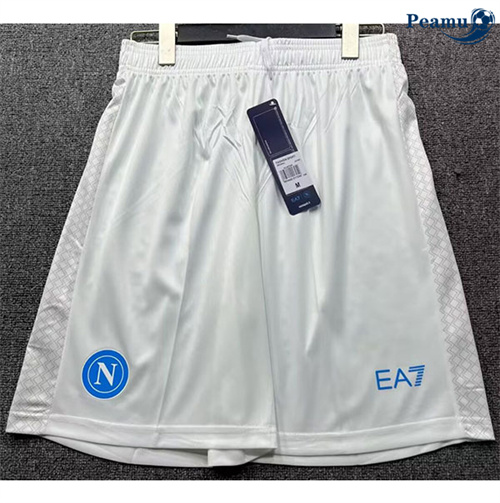 Maglia Calcio Napoli Pantaloncini Bianco 2025-2026