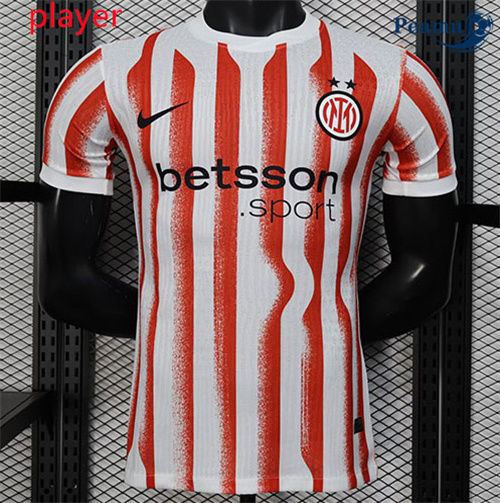 Maglia Calcio Player Inter Milan Rojo 2025-2026
