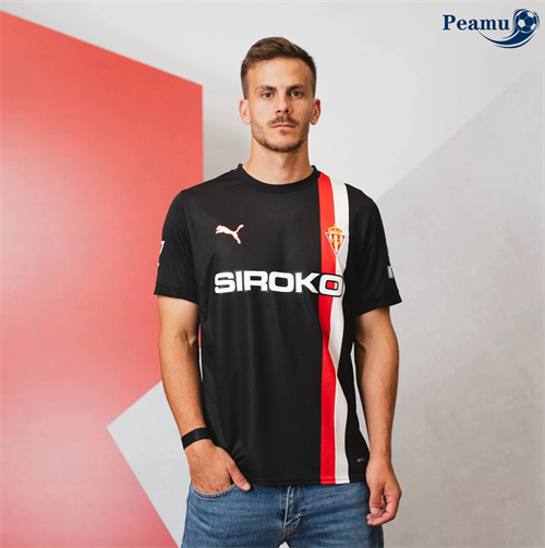 Maglia Calcio Sporting Gijon Seconda 2025-2026
