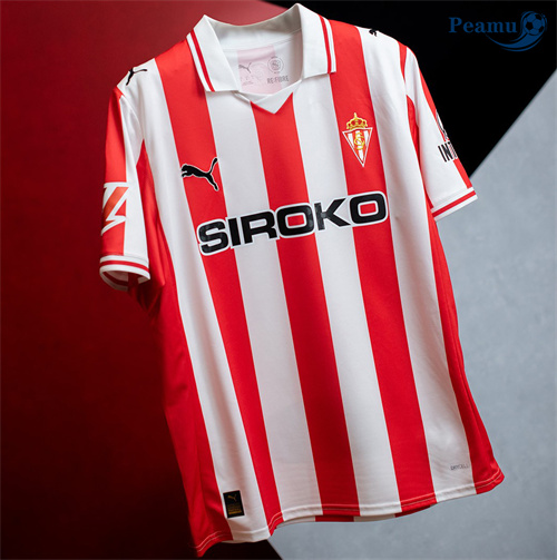 Maglia Calcio Sporting Gijon Prima 2025-2026